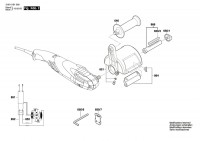 Bosch 3 601 HB1 070 GSI 14-CE Satin-finisher 230 V / GB Spare Parts GSI14-CE